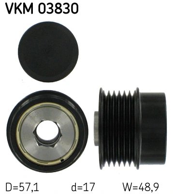 FULIE ALTERNATOR SKF VKM 03830 - Compatibil cu CHRYSLER, DODGE, FIAT, JEEP, LANCIA