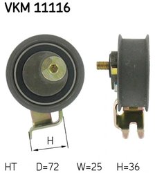Rola intinzator curea distributie SKF VKM 11116
