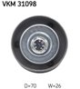 ROLA GHIDARE CUREA TRANSMISIE SKF VKM 31098 - Compatibil cu SEAT, SKODA, VW