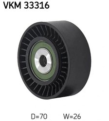 ROLA GHIDARE CUREA TRANSMISIE SKF VKM 33316 - Compatibil cu CITROEN, PEUGEOT