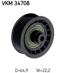 Rola ghidare curea transmisie SKF VKM 34708