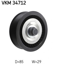 Rola ghidare curea transmisie SKF VKM 34712