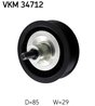 Rola ghidare curea transmisie SKF VKM 34712