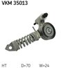 INTINZATOR CUREA DISTRIBUTIE SKF VKM 35013 - Compatibil cu CHEVROLET, HOLDEN, OPEL, SUZUKI, VAUXHALL