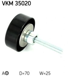 Rola ghidare curea transmisie SKF VKM 35020