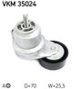 INTINZATOR CUREA DISTRIBUTIE SKF VKM 35024 - Compatibil cu CHEVROLET, OPEL, VAUXHALL