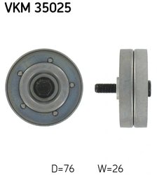 Rola ghidare curea transmisie SKF VKM 35025