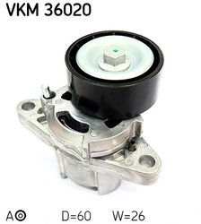 INTINZATOR CUREA DISTRIBUTIE SKF VKM 36020 - Compatibil cu DACIA, NISSAN, RENAULT