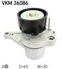 INTINZATOR CUREA DISTRIBUTIE SKF VKM 36086 - Compatibil cu NISSAN, OPEL, RENAULT, VAUXHALL