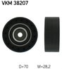 Rola ghidare curea transmisie SKF VKM 38207