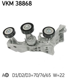 Intinzator curea distributie SKF VKM 38868