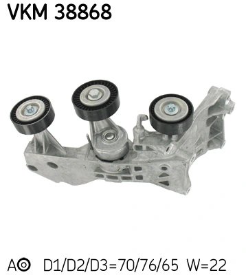 INTINZATOR CUREA DISTRIBUTIE SKF VKM 38868 - Compatibil cu MERCEDES-BENZ