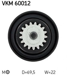 INTINZATOR CUREA DISTRIBUTIE SKF VKM 60012 - Compatibil cu CHEVROLET