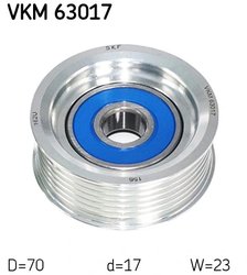 Rola ghidare curea transmisie SKF VKM 63017