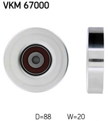 ROLA GHIDARE CUREA TRANSMISIE SKF VKM 67000 - Compatibil cu DAIHATSU, TOYOTA
