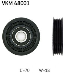 Rola ghidare curea transmisie SKF VKM 68001