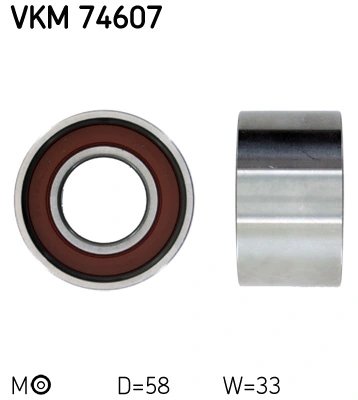 Rola intinzator curea distributie SKF VKM 74607