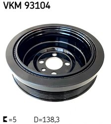 Fulie arbore cotit / vibrochen SKF VKM 93104