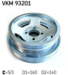 Fulie arbore cotit / vibrochen SKF VKM 93201