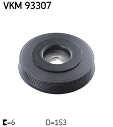 FULIE ARBORE COTIT / VIBROCHEN SKF VKM 93307 - Compatibil cu CITROEN, FORD, FORD AUSTRALIA, MAZDA, PEUGEOT, TOYOTA, VOLVO