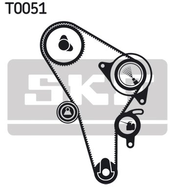Set distributie curea SKF VKMA 01010