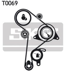 Set distributie curea SKF VKMA 01013