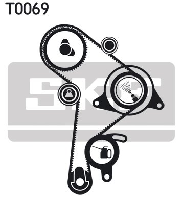 Set distributie curea SKF VKMA 01013