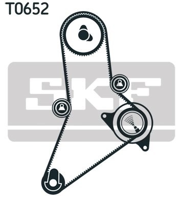 SET DISTRIBUTIE CUREA SKF VKMA 02384 - Compatibil cu FIAT, IVECO, RENAULT