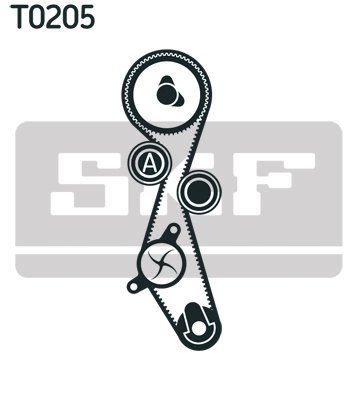 SET DISTRIBUTIE CUREA SKF VKMA 03317 - Compatibil cu CITROEN, DS, FIAT, FORD, FORD USA, OPEL, PEUGEOT, TOYOTA, VAUXHALL