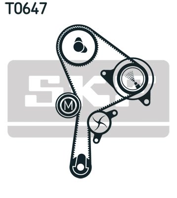 SET DISTRIBUTIE CUREA SKF VKMA 06008 - Compatibil cu RENAULT