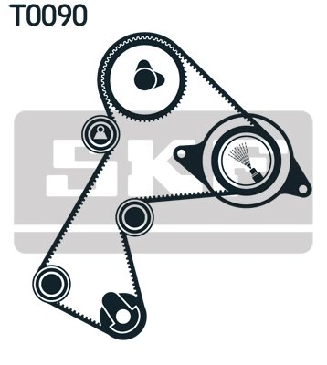Set distributie curea SKF VKMA 06126