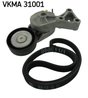 Set curea transmisie cu caneluri SKF VKMA 31001