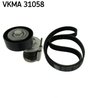 SET CUREA TRANSMISIE CU CANELURI SKF VKMA 31058 - Compatibil cu SEAT, SKODA, VW