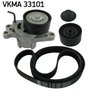 Set curea transmisie cu caneluri SKF VKMA 33101
