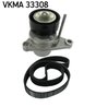 SET CUREA TRANSMISIE CU CANELURI SKF VKMA 33308 - Compatibil cu CITROEN, PEUGEOT
