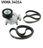 Set curea transmisie cu caneluri SKF VKMA 34014