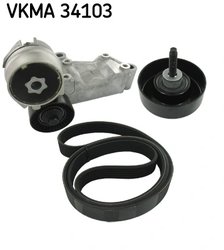 Set curea transmisie cu caneluri SKF VKMA 34103