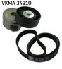 Set curea transmisie cu caneluri SKF VKMA 34210