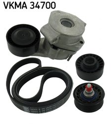 Set curea transmisie cu caneluri SKF VKMA 34700