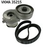 SET CUREA TRANSMISIE CU CANELURI SKF VKMA 35215 - Compatibil cu OPEL, VAUXHALL