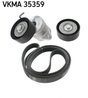 SET CUREA TRANSMISIE CU CANELURI SKF VKMA 35359 - Compatibil cu CHEVROLET, OPEL, VAUXHALL