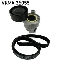 SET CUREA TRANSMISIE CU CANELURI SKF VKMA 36055 - Compatibil cu DACIA, NISSAN, RENAULT