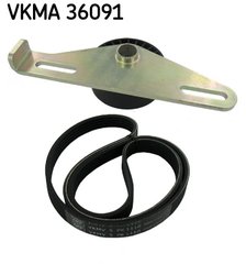 Set curea transmisie cu caneluri SKF VKMA 36091