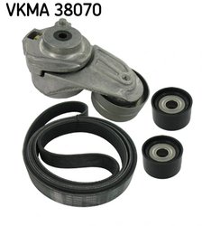 Set curea transmisie cu caneluri SKF VKMA 38070