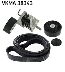 Set curea transmisie cu caneluri SKF VKMA 38343