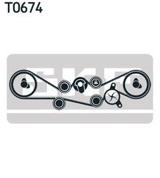 Set distributie curea SKF VKMA 98110