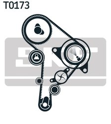 Set distributie curea si pompa apa SKF VKMC 01244