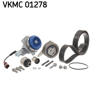 Set distributie curea si pompa apa SKF VKMC 01278