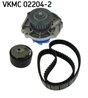 Set distributie curea si pompa apa SKF VKMC 02204-2