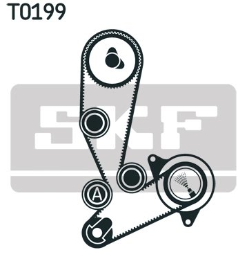 SET DISTRIBUTIE CUREA SI POMPA APA SKF VKMC 02390 - Compatibil cu FIAT, IVECO, KARSAN